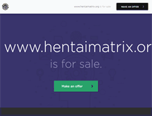 Tablet Screenshot of hentaimatrix.org